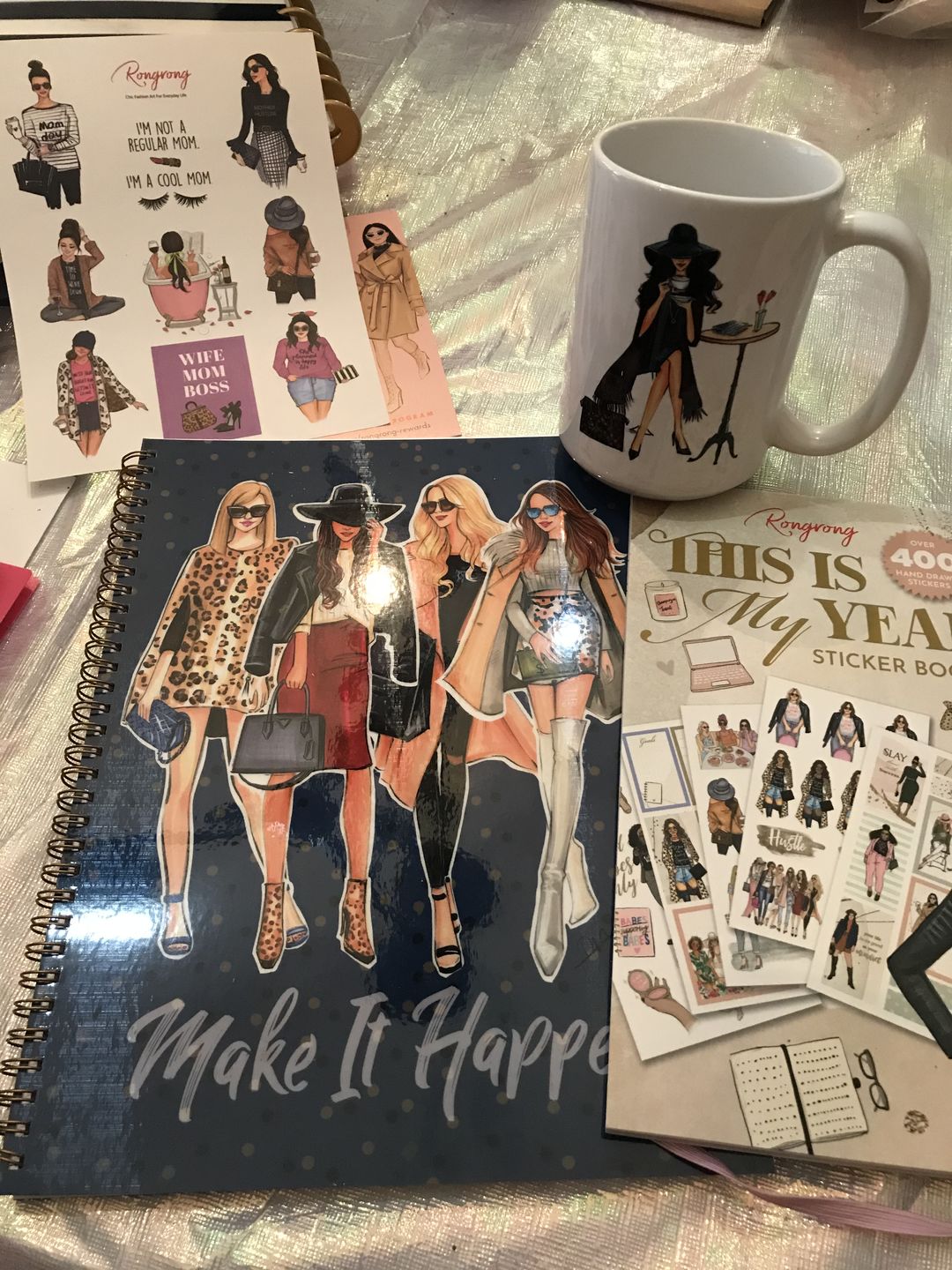 Customer photo review of This Is My Year Planner Sticker Book
