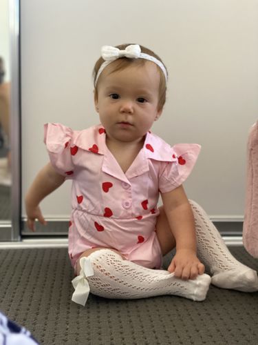 Customer photo review of Jordin Heart Romper