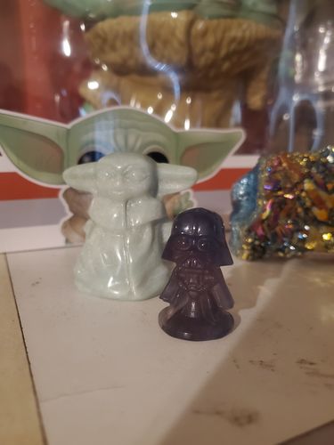 Customer photo review of Fluorite Darth Vader