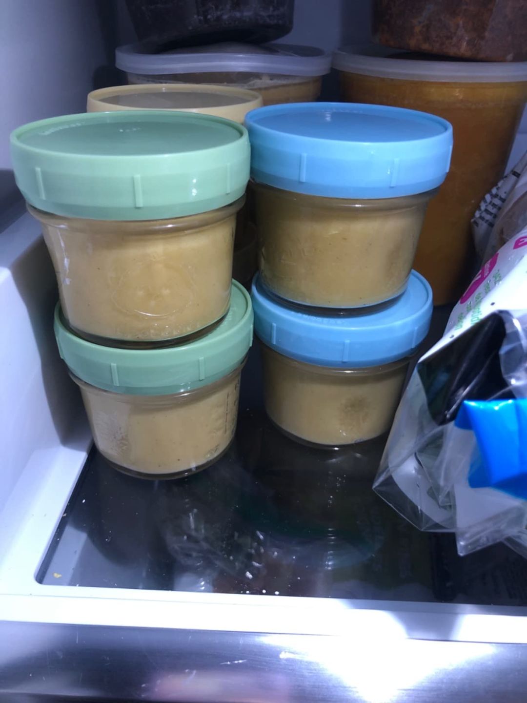 Customer photo review of Prep Jars Baby Food Storage Glass Container
