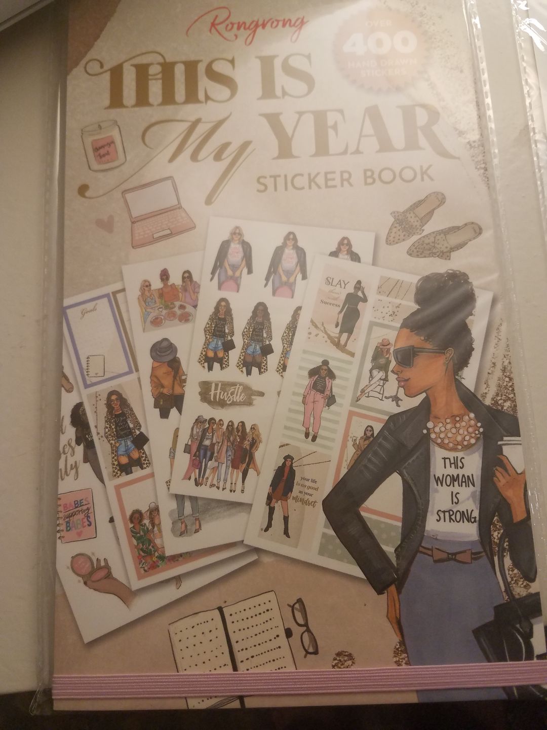 Customer photo review of This Is My Year Planner Sticker Book