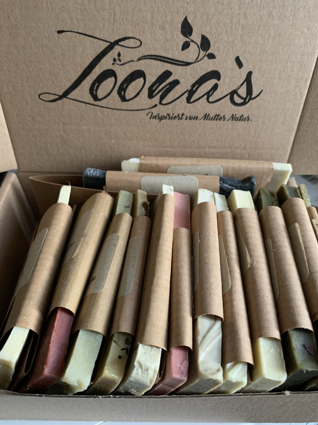 Customer photo review of Loona's SoapSampleBox mit Sisalsäckchen (Alle Düfte)