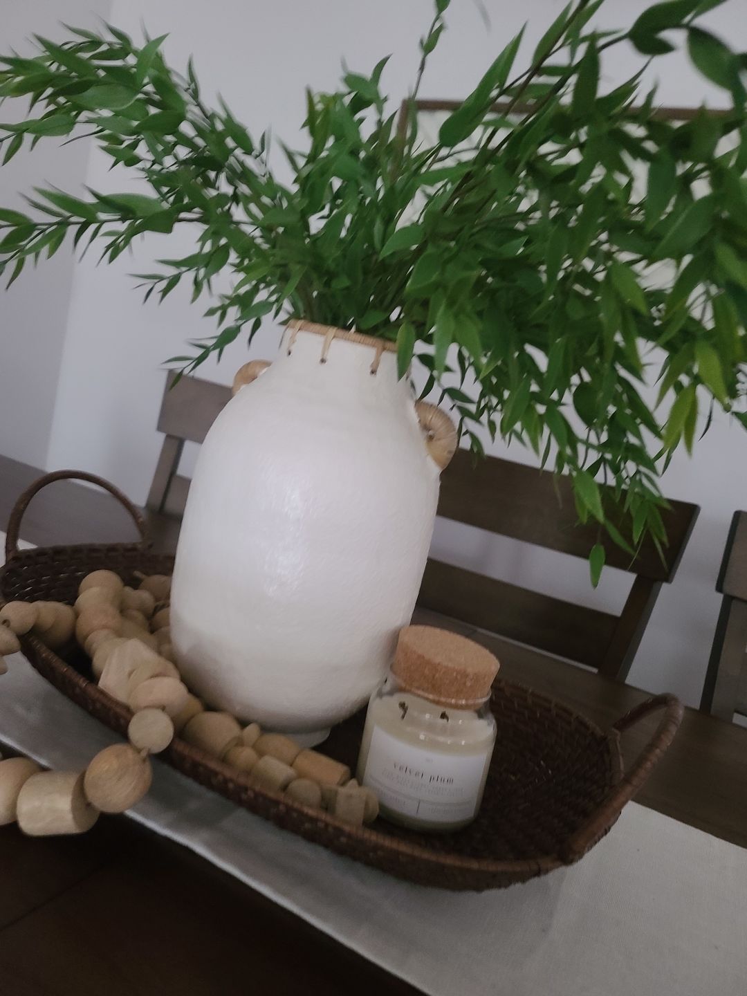 Customer photo review of Velvet Plum 22 oz Glass Candle