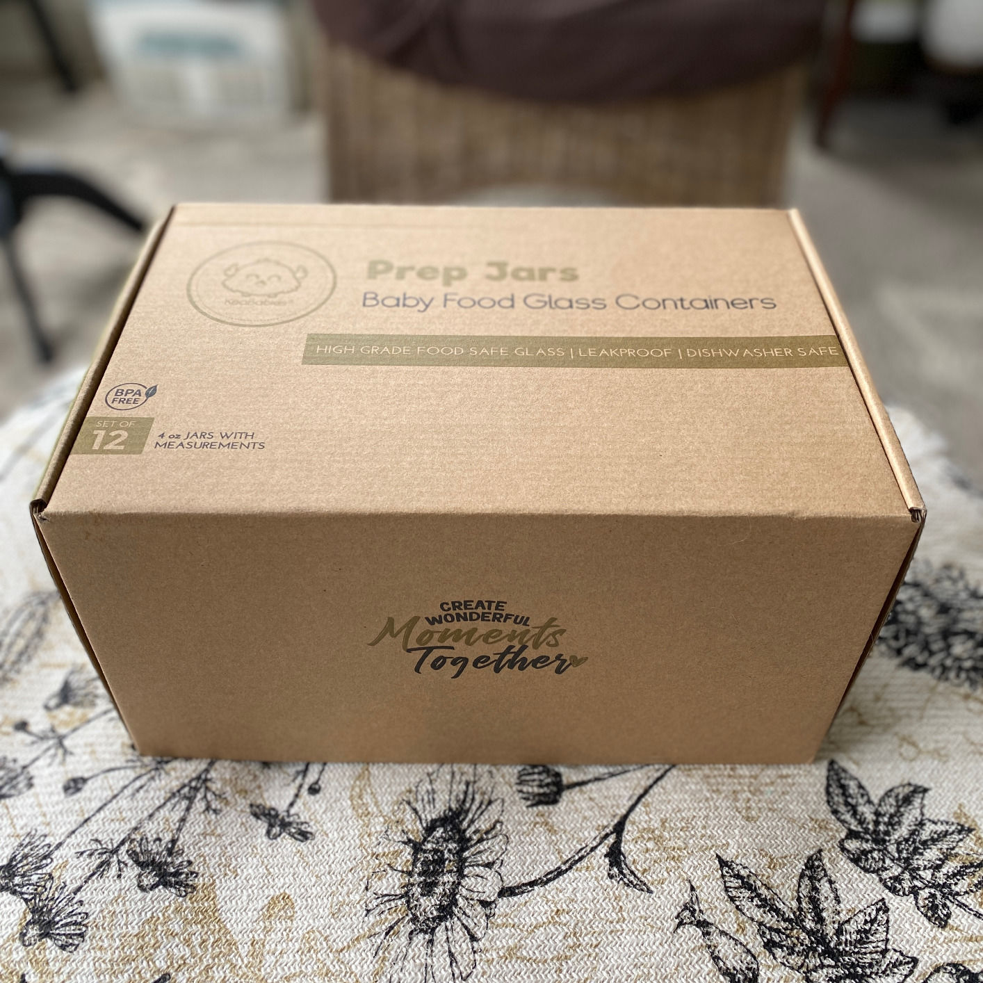 Customer photo review of Prep Jars Baby Food Storage Glass Container