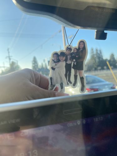 Customer photo review of Two Custom Air Fresheners