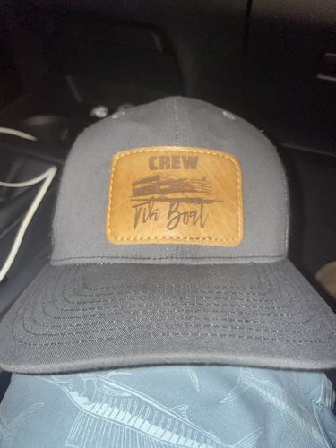 Customer photo review of Richardson 112 Leather Patch Hat