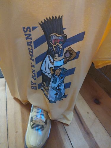 Customer photo review of New B.A.M Unisex Shirt Match Jordan 4 Lightning - Tour Yellow Tshirt