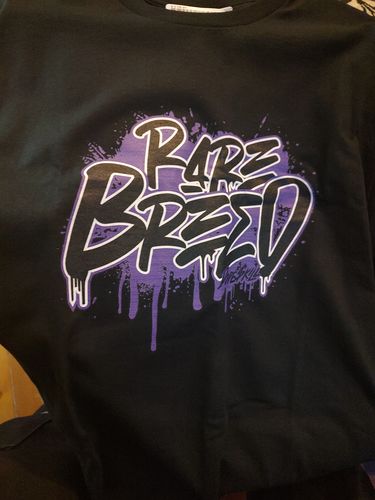 Customer photo review of R.B Unisex Shirt Match Jordan 13 Court Purple