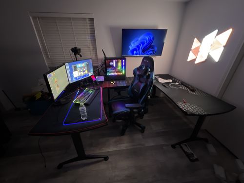 Customer photo review of Clutch Modular Gaming Desk