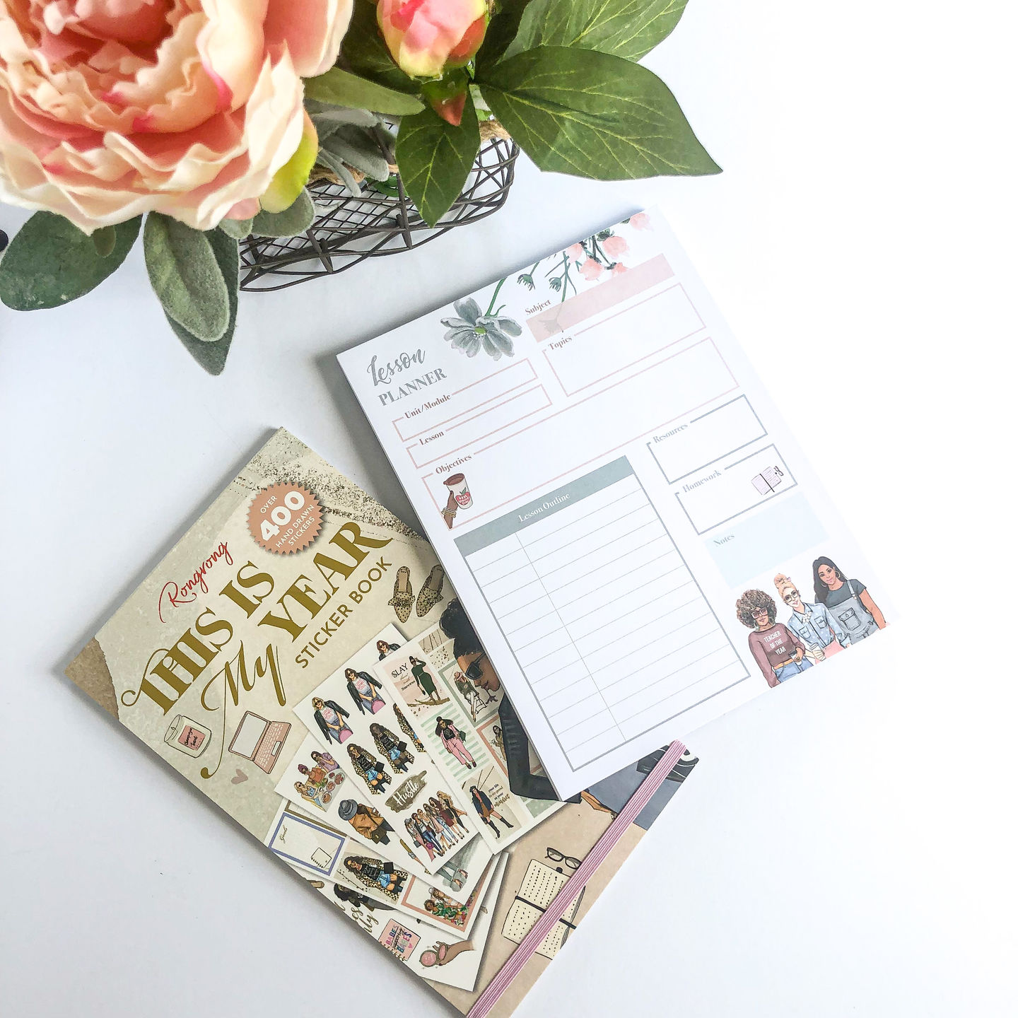 Customer photo review of This Is My Year Planner Sticker Book