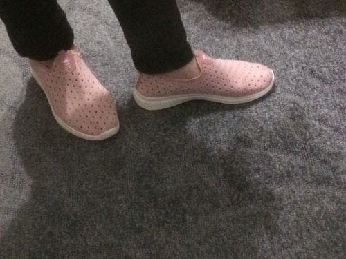 Customer photo review of Basket Orthopédiques Décontractés Rose