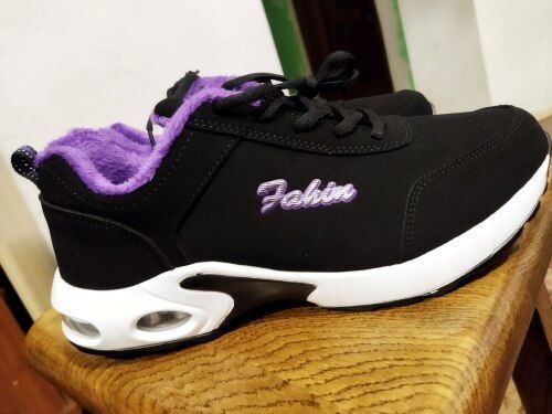 Customer photo review of Chaussures orthopédiques confortables, de marche, à la mode