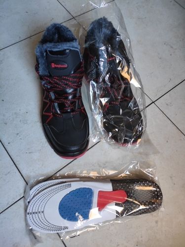 Customer photo review of Semelles Orthopédiques En Silicone