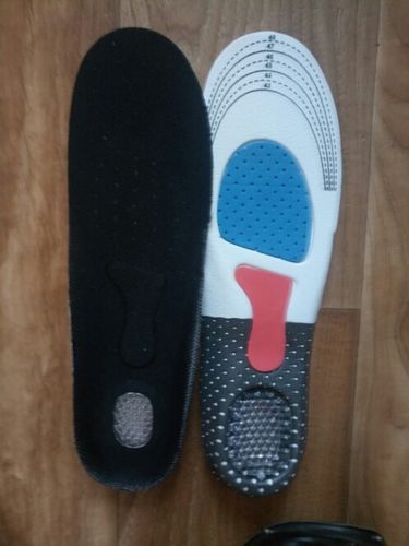 Customer photo review of Semelles Orthopédiques En Silicone