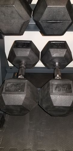 Customer photo review of Hex Head Dumbbell (singles)