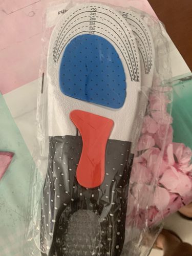 Customer photo review of Semelles Orthopédiques En Silicone