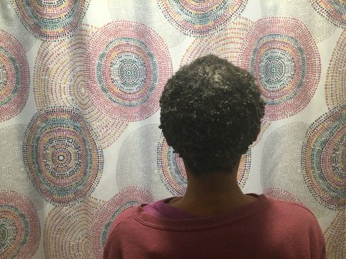 Customer photo review of Trio Set: African Black Soap Hair Growth Shampoo, Hair Growth Oil, and Hair Growth Conditioner