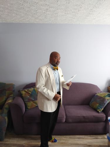 Customer photo review of Boga Neck Tie, Socks, Pocket Square set