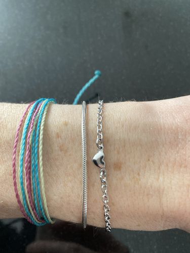 Customer photo review of Hopeless Romantic Bracelet - Silver