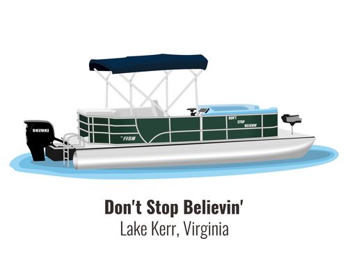 Customer photo review of Custom Digital Boat Artwork