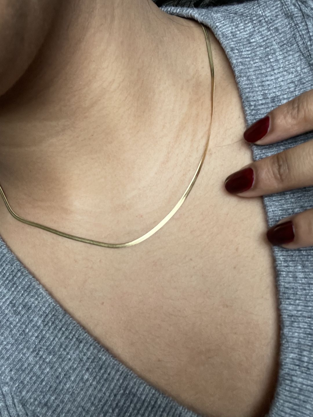 Customer photo review of Fine Essentials Necklace