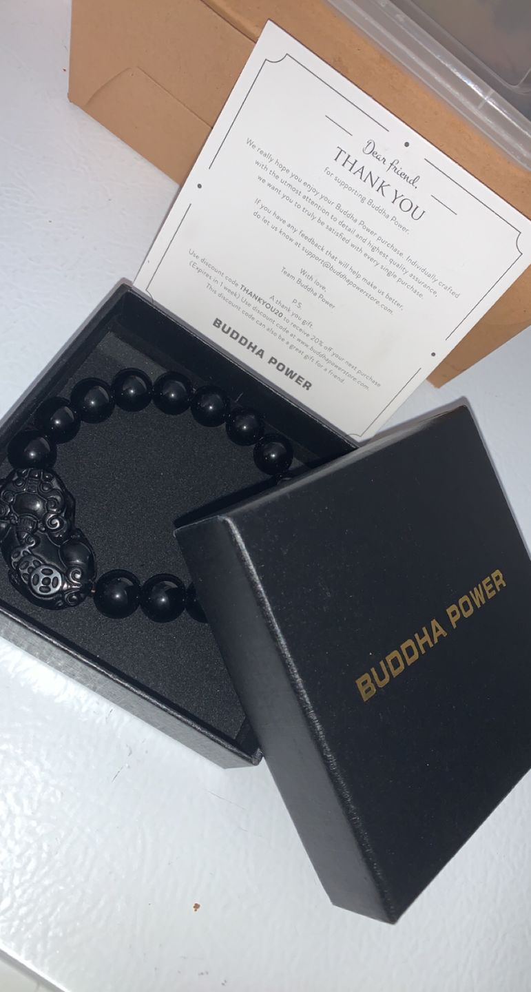 Customer photo review of Pi Yao Obsidian Wealth Bracelet