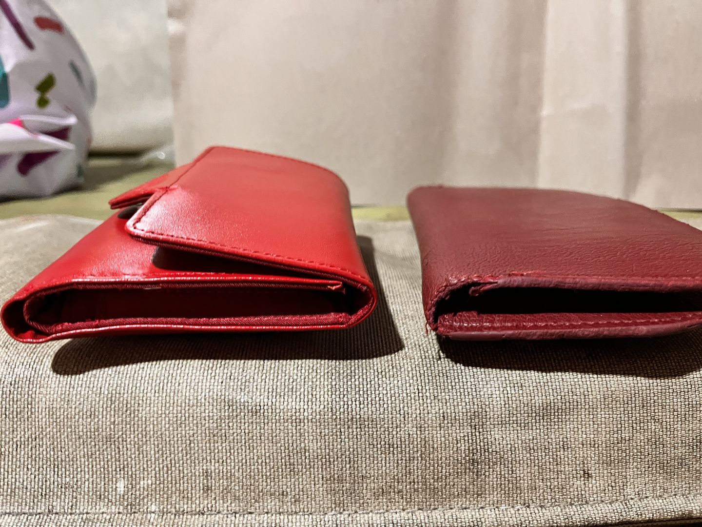 Customer photo review of Leather Trixie Cherry
