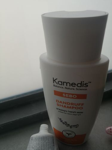 Customer photo review of שמפו טיפולי נגד קשקשים - 5 יחידות | SEBO DANDRUFF SHAMPOO