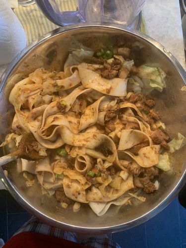 Customer photo review of [N3] Mt. Qi Pork Hand-Ripped Noodles Meal Kit (4 Servings)