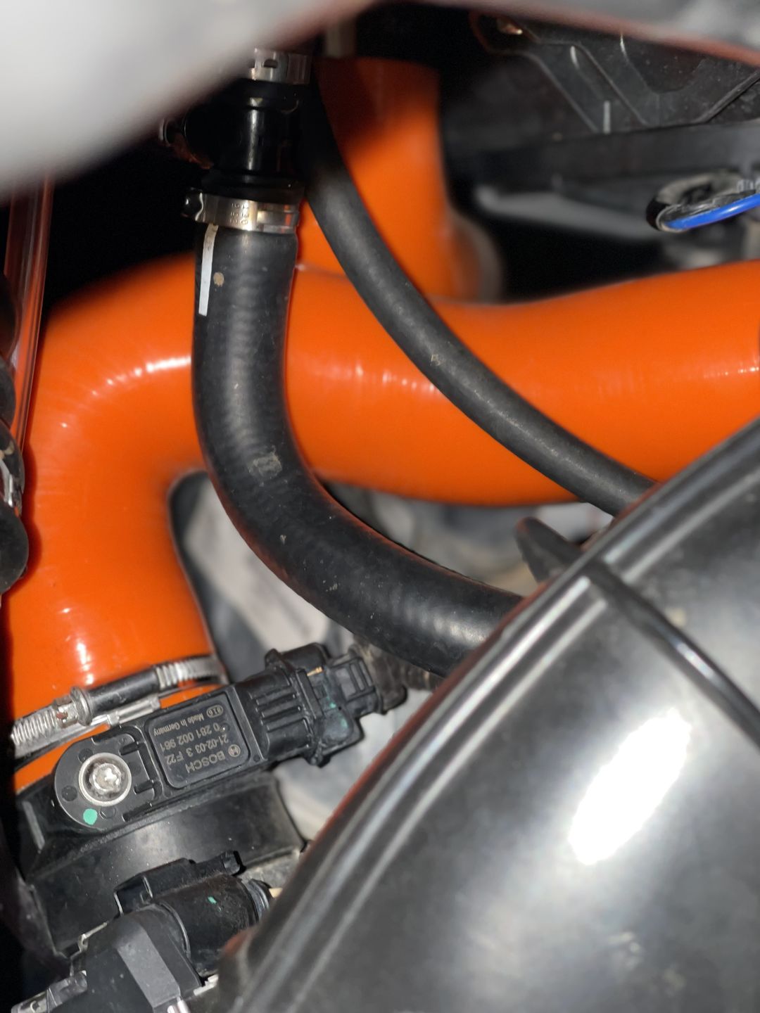Customer photo review of RPM-SxS Can Am Maverick X3 Full Silicone Charge Tubes Kit R & RR