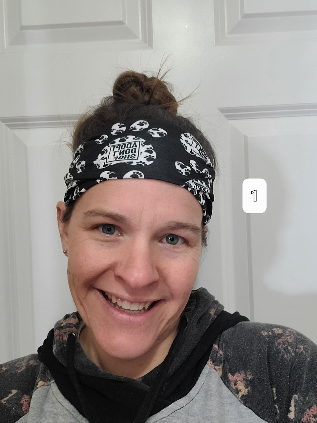 Customer photo review of Custom Headband