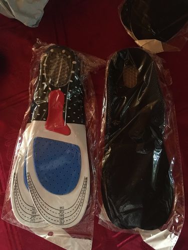 Customer photo review of Semelles Orthopédiques En Silicone