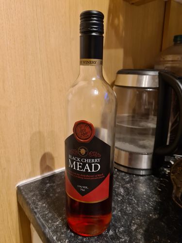 Customer photo review of Black Cherry Mead - Lyme Bay