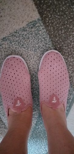 Customer photo review of Basket Orthopédiques Décontractés Rose