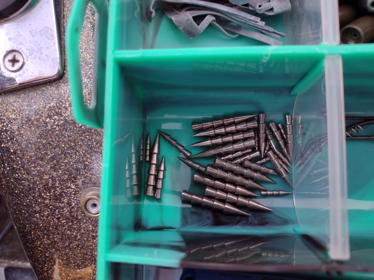 Customer photo review of 200% Density Tungsten Nail Weights | 10 Pack