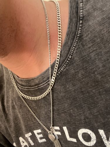 Customer photo review of .925 solid silver OT collar necklace