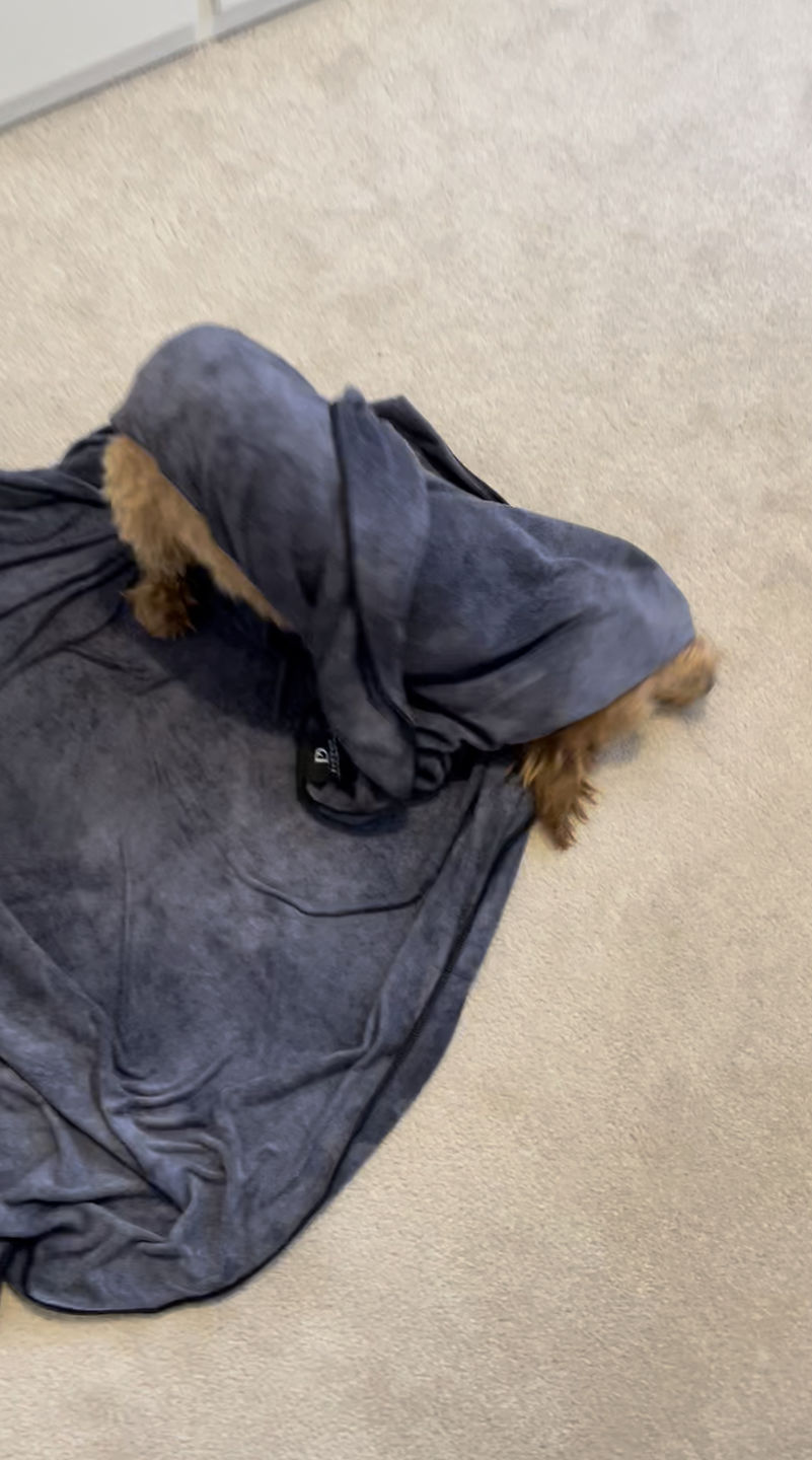 Customer photo review of Luxury Dog Towel