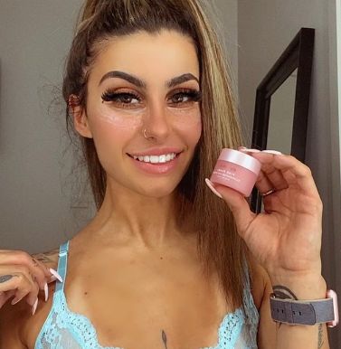 Customer photo review of Pink Pearl Illuminating Eye Cream
