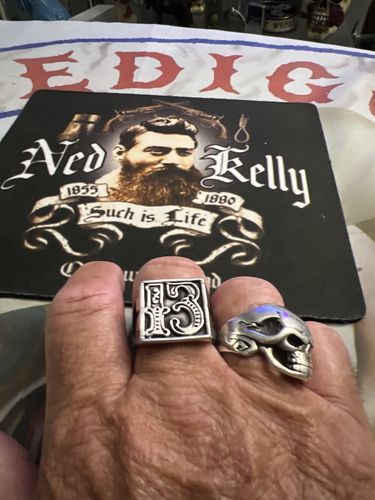 Customer photo review of LUCKY 13 STAR RING