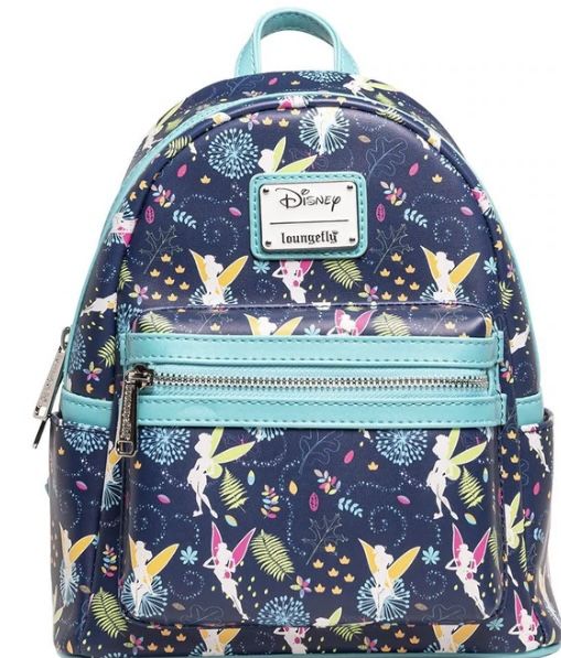 Customer photo review of 707 Street Exclusive - Disney Tinkerbell Glow in the Dark Allover Print Mini Backpack w/ Teal Straps - December Preorder