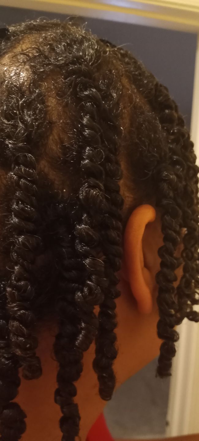 Customer photo review of My Curl Curl Foaming Mousse