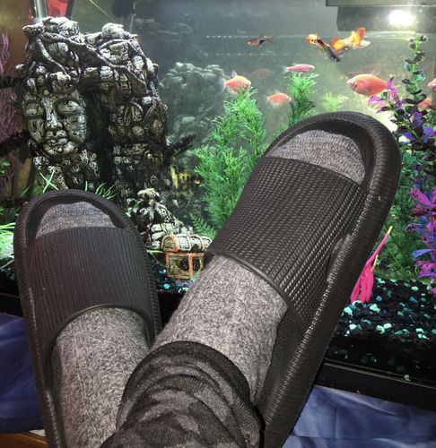 Customer photo review of Original Cushion Slides - Cloud Slides