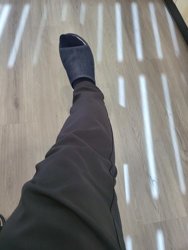 Customer photo review of 30" All Day Chino Pants Duo Pack - Slate Gray/Desert Khaki