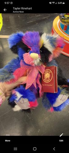 Customer photo review of Charlie Bear: Blotch