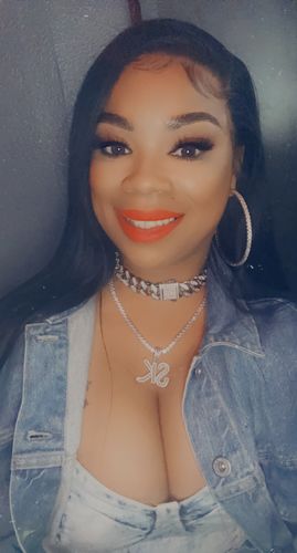 Customer photo review of ETERNITY HOOP EARRINGS