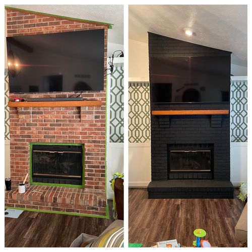 Customer photo review of Black - One Step Paint