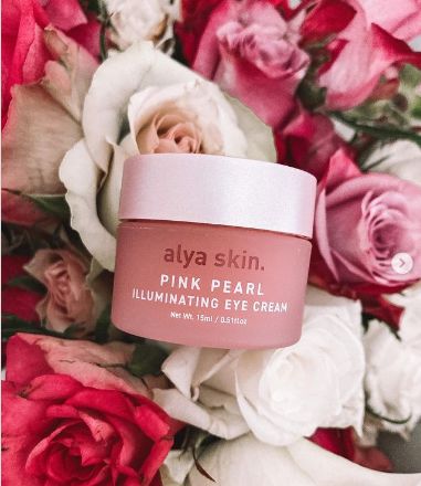 Customer photo review of Pink Pearl Illuminating Eye Cream