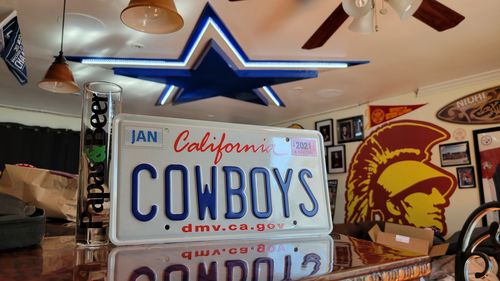 Customer photo review of 2018 CALIFORNIA DMV.CA.GOV LICENSE PLATE 6"x12" (156.5mm x 305mm)