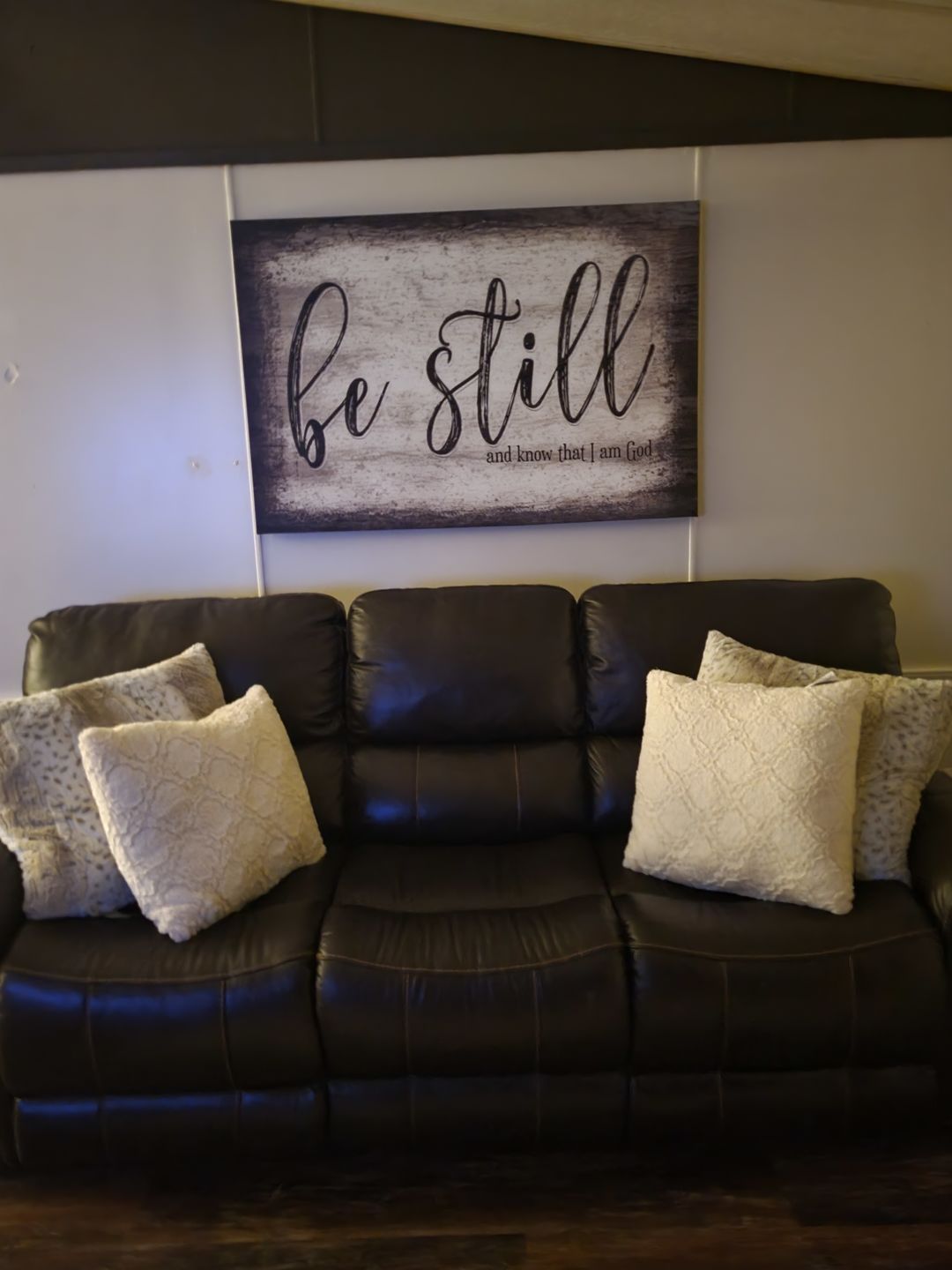 Customer photo review of "I Can Do All Things Through Christ" Premium Canvas