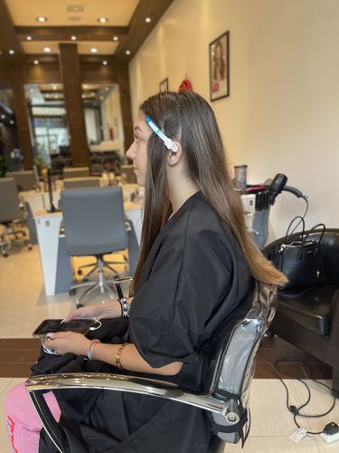 Customer photo review of TrueSilk Hair Clips (2 pcs)